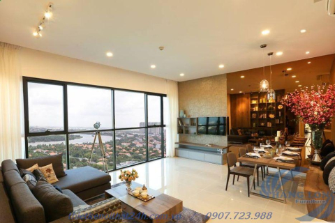 Thi công căn hộ 115m2 KĐT Việt Hưng